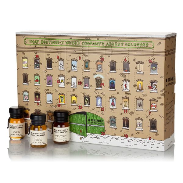 Calendrier De L’Avent Whisky 2025 – 24 Mini-bouteilles Décoratives – Sans Alcool – Idée Cadeau Pour Amateurs